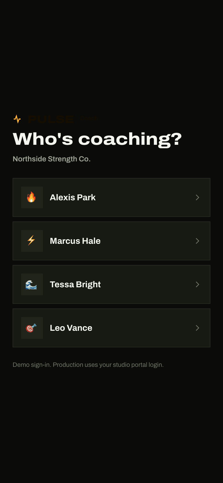 The coach app